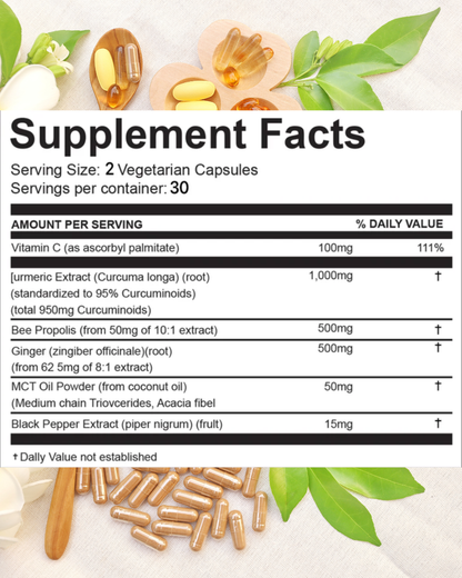 Turmeric Curcumin Vegetarian Capsules